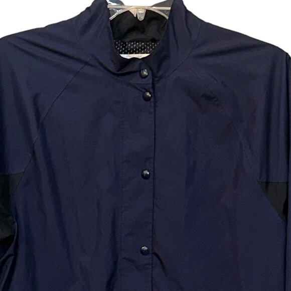 Women's DryJoys by FootJoy Vented Navy Rain Jacket Size‎ Medium Golf Windbreaker - Picture 2 of 10